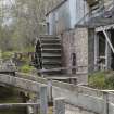 Lade system and waterwheel, view from east