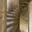 Bell tower. View of stair.