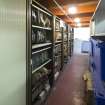 Interior general view of archive holding area, Bay 9 (former Mess Room) .
