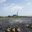 General view of coal stock area from north west. This had been cleared of coal stocks at the time of survey.
