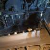Interior detail. Coal Handling Area. Magnetic Separator for Conveyor No.5. The 2500 Tonne hopper would drop coal through the separator to remove foreign bodies prior to dropping onto the Conveyor system (sub-terranean)