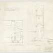 Draft sketch plan of Cathcart Castle