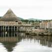 General view of reconstructed crannog; Croft-na-Caber Loch Tay.