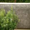 Detail of thatched roof and concrete ridge, Kirkton Cottage, Fortingall.