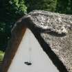 Detail of larder roof showing damage to scobed ridge; Souter's Inn ( the Shanter Hotel), Kirkoswald.