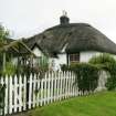 View of single storey part - thatched cottage, circa 1800; Windyhill, High Street, Ardersier.