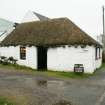 General view of thatched building; Giant McAskill Museum, Dunvegan, Skye.