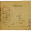 Drawing showing proposed heating apparatus for St Michael's Church, Inveresk, Musselburgh.