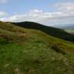 Looking E along the N Rampart with the Natural Ridge Interrupting in the Middle Distance