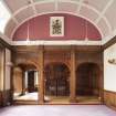 First Floor  Billiard Room. General view of arcade and ceiling,