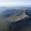 Oblique aerial view of Ward Hill, Hoy.