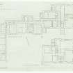 Plans of ground floor (raised basement) and principal floor (raised ground or first)