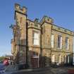 Exterior. General view of Kirkcudbright Sherrif Court House, taken from the east.