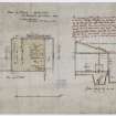 Folio 1. 27. Calton Jail. Gibbet. Plan of Gibbet for execution of