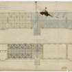 Plans of roof and ceilings.