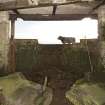 Gun emplacement, view of interior from N.