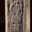 Forteviot 1 Pictish cross fragment face b (including scale)