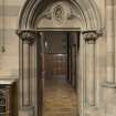 West transept. Door to vestry corridor.