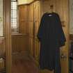 Vestry robing closet seen from vestry.