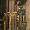 Chancel. Detail of lectern.