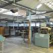 Interior. Ground floor. Frame flat no 1. General view from south east. Knitting machines