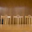 Interior. Buccleuch Street range (pre-1910). Ground floor. Board room (late 1950s interior). Detail of chairs.