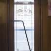 Interior. Buccleuch Street range (1910). Ground floor. Reception. Detail of door (1950s).