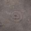 Detail of cup and ring mark.