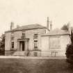 View of Arthurlie House, Barrhead, from the garden.