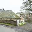 General view of Castlehill Farmhouse and Steading, taken from the north west.