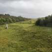 View of firing trench, from northeast