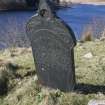 Slate gravestone of Duncan McMaster, Ardnastaing, died 14 August 1879