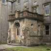 North front, porch, view from north west