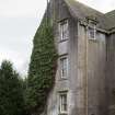 North front, east gable, view from north west