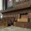 Choir stalls and organ, view from north west