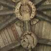 Choir ceiling, detail of carved bosses