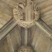 Choir, ceiling, detail of carved boss