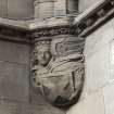 Choir, detail of corbel