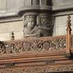 Choir, detail of corbel