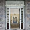 Detail of main entrance showing lobby and hallway.