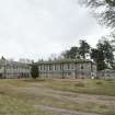 Panoramic view from South West showing sunken garden.