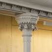 1st floor, main hall, detail of column capital