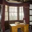 First floor. Provost's room. View of desk with bible..