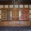 First floor. Provost's room. Detail of book shelves.