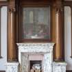 Ground floor. Reception room. View of fireplace incorporating Fergusson.