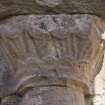 Chancel arch. North capital.