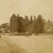 View from St Cuthbert Street from east.
Titled 'Kirkcudbright Castle'.
PHOTOGRAPH ALBUM No 25: MR DOG ALBUM