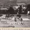 View of The Priory, Melrose Abbey, from S, prior to demolition.
