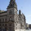 View of city chambers from north.