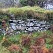 Internal wall to the west of the S entrance